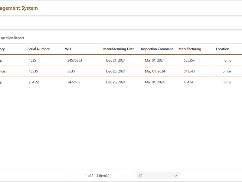 Cloud-Based Inspection Management System for Aerospace Agencies