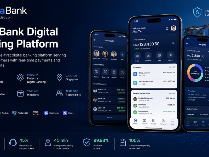 NovaBank Digital Banking Platform