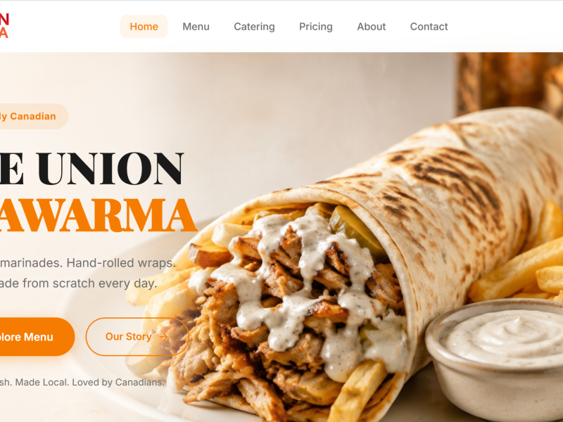 Union Shawarma | Restaurant Digital Marketing